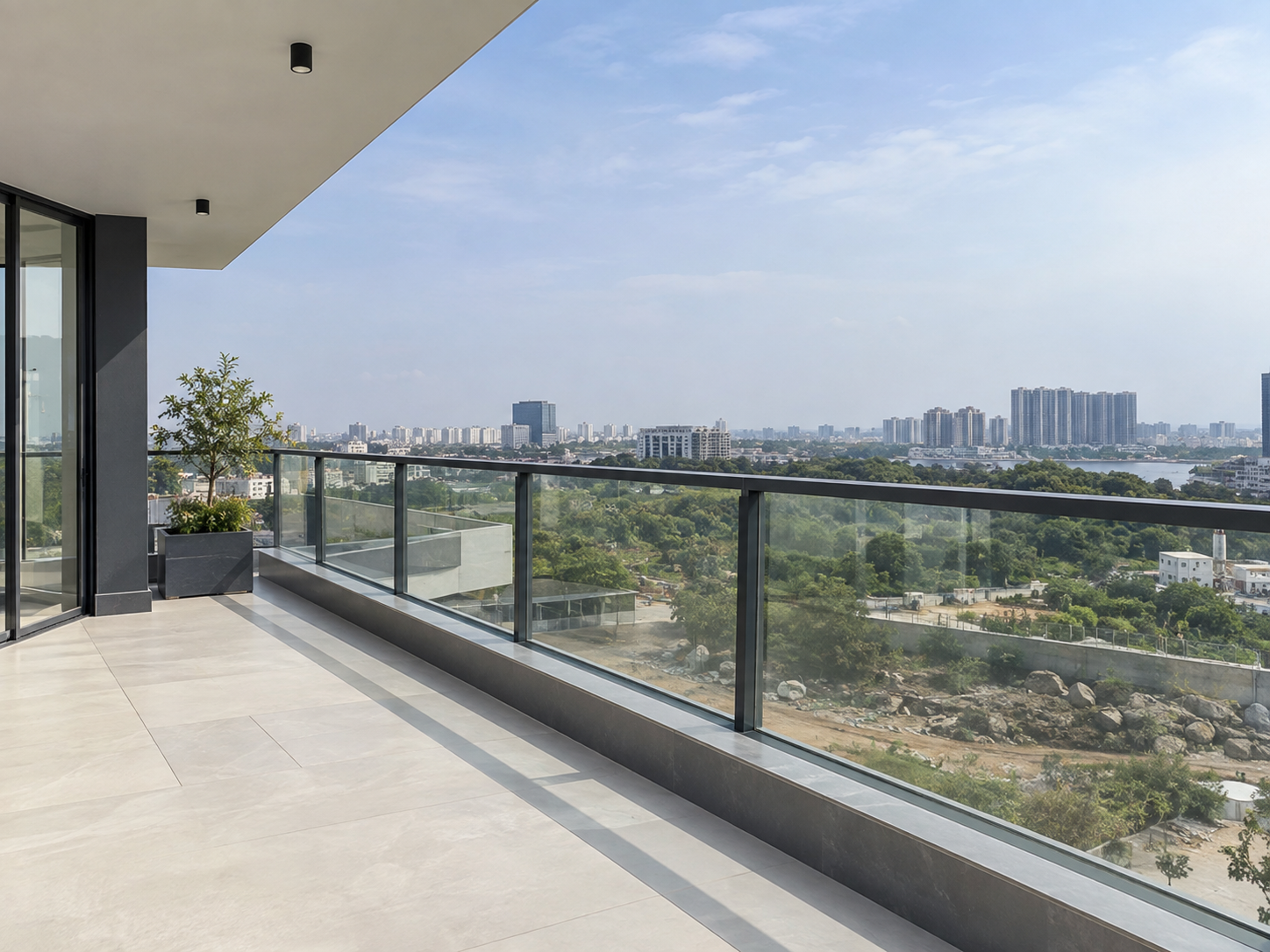 Glass Railing Hyderabad – Custom Balcony & Staircase Glass Railings